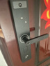 华乐仕猫眼大屏指纹锁智能门锁民宿公寓密码锁入户门智能锁防盗门电子锁 实拍图