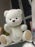 莉娜熊（TeddyTales）小熊玩偶毛绒玩具熊泰迪手作熊安抚娃娃送礼送人生日礼物女生 奶白色（明星款） 中号站姿约30cm 实拍图