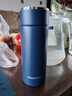 富光 保温杯高档男女316不锈钢学生便携泡茶大容量水杯年货礼品定制 墨蓝450ml【316内胆】 实拍图