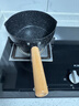 京东京造 小奶锅煮面汤锅 麦饭石色不粘锅雪平锅蒸煮辅食锅 带盖20cm 实拍图