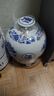 景德镇10/20/50/100/斤青花陶瓷酒坛子密封泡空酒罐酒缸酒瓶 50斤八仙小口【无孔配酒提】 实拍图
