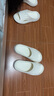 名创优品（MINISO）拖鞋男女家居情侣家用舒适浴室防滑防臭四季拖鞋 珍珠白 36-37 实拍图