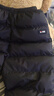 保姆鹅 儿童羽绒裤宝宝羽绒裤男童女童外穿羽绒裤羽绒内胆裤[NM2173] 炭黑 120 实拍图