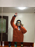 君羽反季羽绒服男中长款800高蓬白鹅绒工装加厚防风保暖鹅绒服 深橙 XL （推荐161-175斤） 实拍图