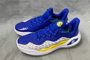 安德玛（UNDERARMOUR）库里CURRY 11男女情侣运动篮球鞋3027416 蓝黄色100 3026615-100 43 实拍图