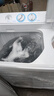海尔（Haier）双桶洗衣机半自动 家用大件洗 10公斤大容量 省水电 以旧换新 双缸 原厂品质XPB100-81D2 实拍图