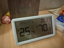 得力(deli)室内温湿度表 LCD电子温湿度计 婴儿房室内温湿度表 办公用品儿童礼物老人礼品蓝色 实拍图