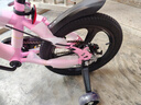 凤凰（Phoenix）儿童自行车男女宝宝脚踏车3-8-12岁儿童山地车14-18-22寸小孩单车 极氪一体轮+ 迷人粉+ 悍马辅助轮 16寸适合身高（105-130cm） 实拍图