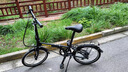 大行（DAHON）折叠自行车20英寸铝合金轻便6速通勤单车冠特 KBA061黑色 实拍图