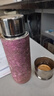 飞剑（FEIJIAN）纯钛保温杯高档焖茶杯茶水分离养生泡茶水杯商务办公礼品钛杯定制 海棠粉390ml 实拍图