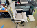 锦汐电脑椅办公椅子电竞椅家用人体工学椅老板椅主播靠背椅皮革转椅 灰色+4级杆+乳胶+脚踏【猫抓皮】 实拍图