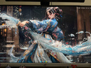 华硕（ASUS）ROG XG27ACMEG-W 27英寸显示器2K电竞显示器2K 240Hz超频260Hz HDR400 G-Sync 0.3ms响应 HDMI 2.1 实拍图