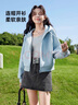 班尼路（Baleno）短款连帽开衫卫衣外套女2025春秋季新款小个子穿搭慵懒风休闲帽衫 实拍图