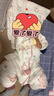 爱贝迪拉（AIBEDILA）婴儿睡袋春秋冬竹棉暖姜恒温宝宝儿童防踢被分腿睡衣薄棉M码粉 实拍图