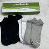 PAUL FRANK100%新疆棉防臭袜子男秋冬舒适款透气防臭7A抗菌运动袜7双跑步袜 实拍图
