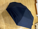 天堂 全自动阳伞三折 全自动折叠太阳伞遮阳伞黑胶防晒伞 黛蓝 实拍图