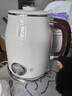 美的（Midea）艺术家电热水壶  烧水壶自动断电保温一体  1.6L大容量电热水壶 316L不锈钢恒温壶 精准控温 63-Q 实拍图
