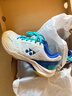 YONEX尤尼克斯羽毛球鞋yy入门级训练减震动力垫男女SHB101CR白/蓝 43码 实拍图
