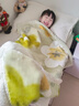 浪莎（langsha）拉舍尔儿童小毛毯冬季加厚加绒保暖幼儿园午睡盖毯被子单人午休毯 爱心萌宝【双层加厚 速热保暖】 100x120cm【重约1.5斤】 实拍图