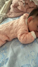 婧麒（JOYNCLEON）婴儿连体衣保暖秋装夹棉婴幼儿宝宝衣服秋冬季新生爬服薄棉套装 绿色 73cm 实拍图