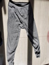 浪莎秋裤男单件纯棉薄款羊毛抑菌护膝男士棉毛裤保暖线裤衬裤深灰 XXL 实拍图