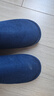 回力日系柔软情侣棉拖秋冬家居室内保暖棉鞋男款HL0006蓝色44-45码 实拍图