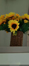 盛世泰堡 向日葵仿真花插花装饰塑料绢花假花客厅餐厅场景布置道具3束装 实拍图