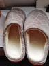 品赫（PIN HE）棉拖男鞋秋冬季家居棉拖鞋女情侣保暖厚底防滑室内地板女拖 兔毛灰色 44-45 适合43-44脚 实拍图
