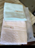 洁丽雅（Grace）新疆长绒棉A类毛巾2条装 纯棉加厚柔软面巾吸水洗脸巾 樱粉+素绿 实拍图