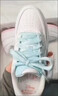 李宁奶酪丨板鞋女鞋秋冬季低帮舒适柔软小白鞋经典百搭休闲鞋运动鞋 【玛丽猫联名】白/粉/蓝(382)-7 36 实拍图