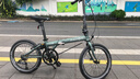 大行（DAHON）经典P8折叠自行车成人20英寸8速男女式通勤运动单车KBC083 消光灰绿【JD定制版】 实拍图