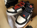 乔丹高帮板鞋男革面潮流百搭休闲运动鞋男女同款撞色板鞋 实拍图
