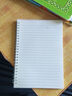 誉品（YUPIN）PP线圈本加厚笔记本本子文具 简约大学生用记事本网格横线日记本作业本 A5横线侧翻款/单本（60张每本） 实拍图
