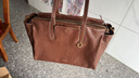 Songmont山下有松循迹系列见物旅行包植鞣皮公文包【李娜同款】 檀棕 中号 预售23天 实拍图