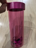 特百惠（Tupperware）莹彩430ML塑料杯男女士学生夏季运动水杯子户外便携大容量 海棠红 实拍图