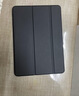 毕亚兹 适用2018/17款iPad Air2/1保护套 9.7英寸苹果平板电脑保护壳 全包智能休眠三折支撑 PB13-金刚黑 实拍图