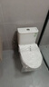 九牧（JOMOO）马桶 家用虹吸式马桶大冲力节水坐便器 防臭瞬冲 易洁抗菌马桶 行业爆款-双旋暴风冲11370-305坑 实拍图