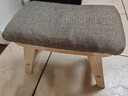 家逸实木小凳子创意客厅矮凳坐凳换鞋凳布艺沙发凳办公室脚踏小板凳 实拍图