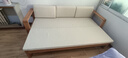 原始原素 实木沙发床 两用折叠小户型多功能可折叠床 米色垫子A5064 实拍图