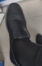 回力皮鞋男2025秋季新款镂空透气软底正装商务鞋 2359 黑色 39 实拍图