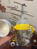贝亲（Pigeon）熊猫儿童防呛防漏喝水喝奶ppsu吸管奶瓶杯 300ml 12月 实拍图