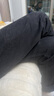 Lee【张凌赫代言】723修身中腰直脚黑色男牛仔长裤潮流LMB1007201 黑色（31裤长） 32 实拍图