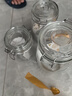 拜杰密封罐玻璃瓶泡酒容器储物罐防潮茶叶罐保鲜储物瓶罐头瓶3个装 实拍图