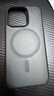 绿联 适用iPhone15Pro手机壳 苹果15Pro磁吸壳 MagSafe保护套 无线充电 防摔 磨砂黑色 实拍图