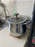 爱仕达（ASD）汤锅 304不锈钢加厚炖锅 加高加大焖煮锅 22CM燃气电磁炉通用H5 实拍图