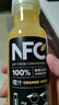 农夫山泉100%纯果汁NFC橙汁300ml*10瓶整箱鲜果冷压榨饮料礼盒热门商品 实拍图