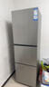 海尔（Haier）「真省电」251L三门小冰箱黑金净化一级能效风冷无霜星辉银BCD-251WGHC3E7WV(银)国家补贴 实拍图
