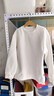 男女童 薄款圆领长袖卫衣 多色可选 白色 160cm 实拍图
