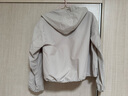 优衣库女装休闲连帽短外套/时尚百搭25秋冬新款479229 31 米色 S /155/80A 实拍图