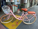 飞鸽（FG FLYING PIGEON）自行车成人通勤车自行车学生单车成人自行车通勤自行车女士自行车 标配樱花粉|单速|辐条轮+礼包 24寸适合150-170cm 实拍图